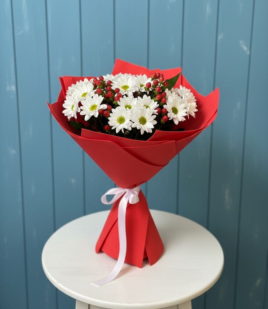 Букет цветов из: Хризантемы в Кудепста