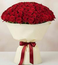 Букет 101 Красная роза Милано в Кудепста