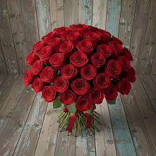 Букет 55 Красных роз Фридом #REPLACE_PRED# Кудепста