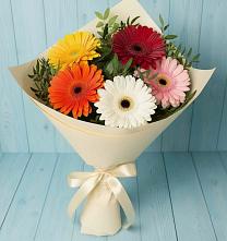 Букет цветов из:  Герберы в Кудепста