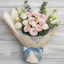 Букет цветов из:  Лизиантусы в Кудепста