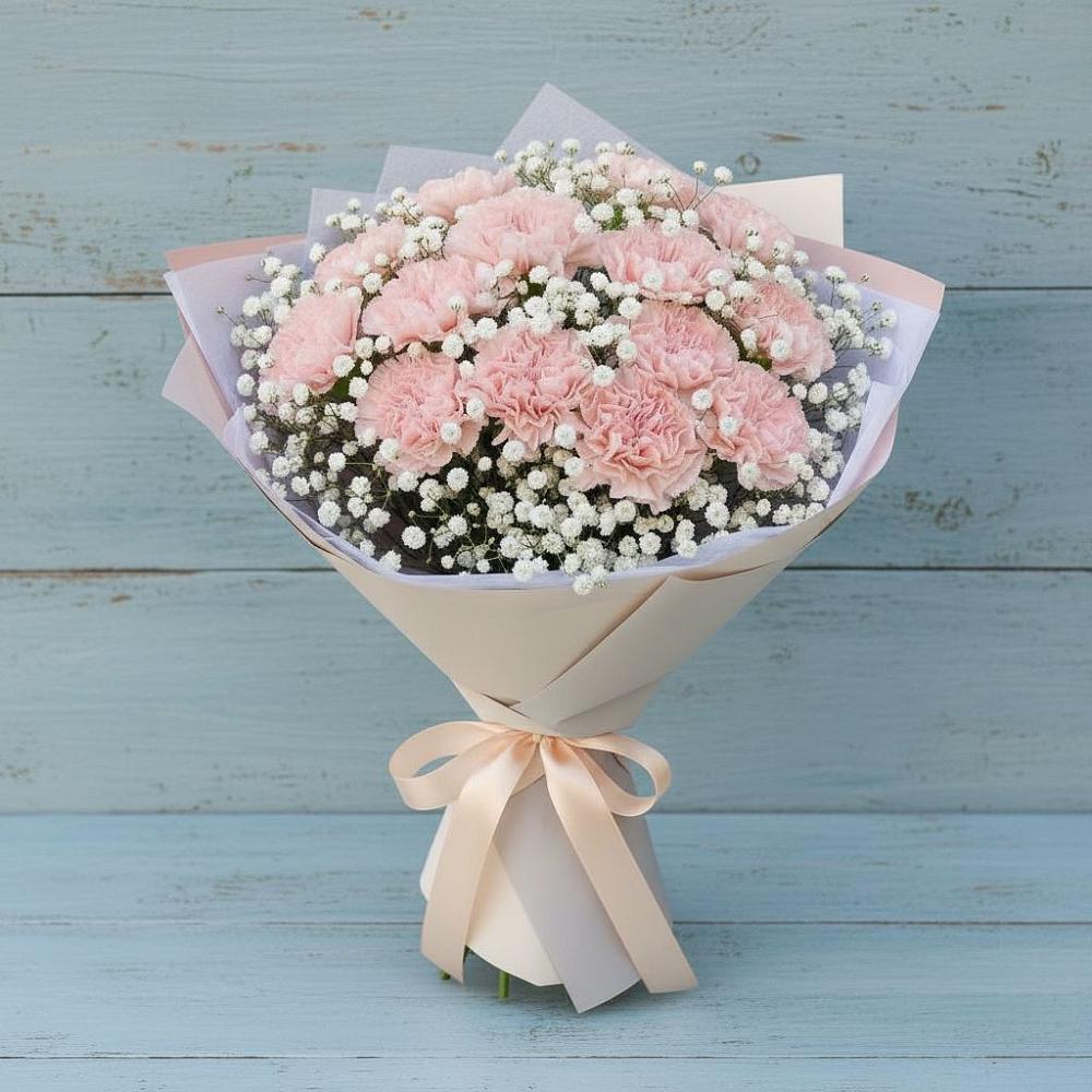 Букет цветов из: Гвоздики в Кудепста