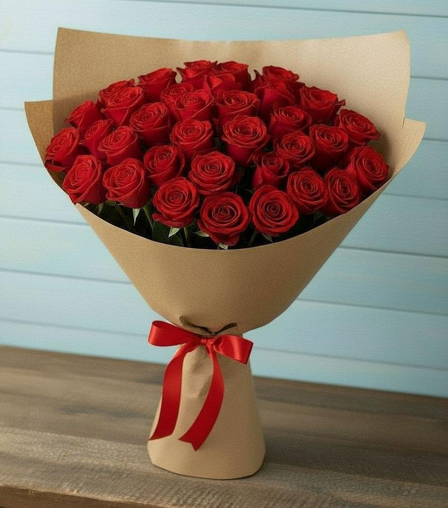 Букет Красные розы Милано в Кудепста
