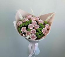 Букет цветов из:  Розы и Хризантемы в Кудепста