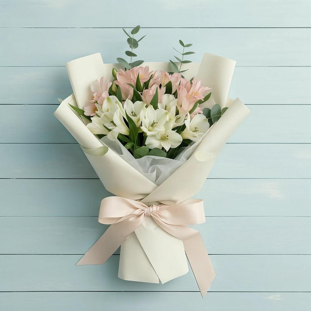 Букет цветов из: Альстромерии в Кудепста