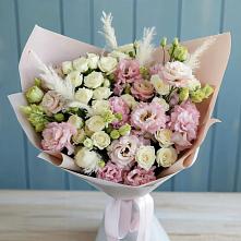 Букет цветов из:  Альстромерии и Розы #REPLACE_PRED# Кудепста