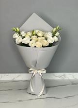 Букет цветов из:  Розы и Лизиантусы в Кудепста